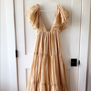 Anthropologie - ERIKA PEÑA VALE RUFFLED MAXI DRESS